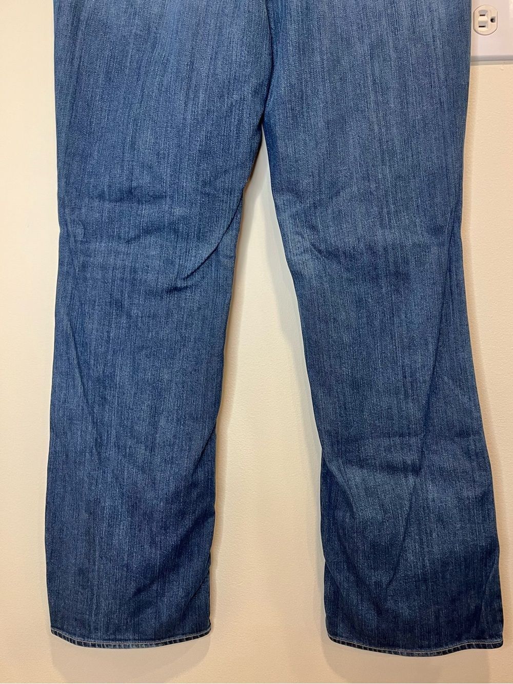 Eddie Bauer Natural Fit Bootcut Flare Denim Jeans Size 14 Tall - Picture 10 of 13